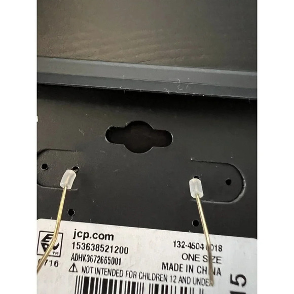 Women's NWT Mix It Earrings Gold Tone Beaded Dangle Drop Hoop Earthtone Boho - Picture 4 of 4